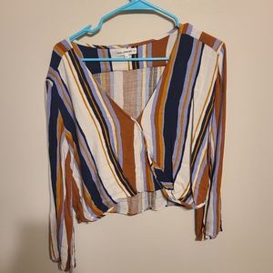 Large striped blouse